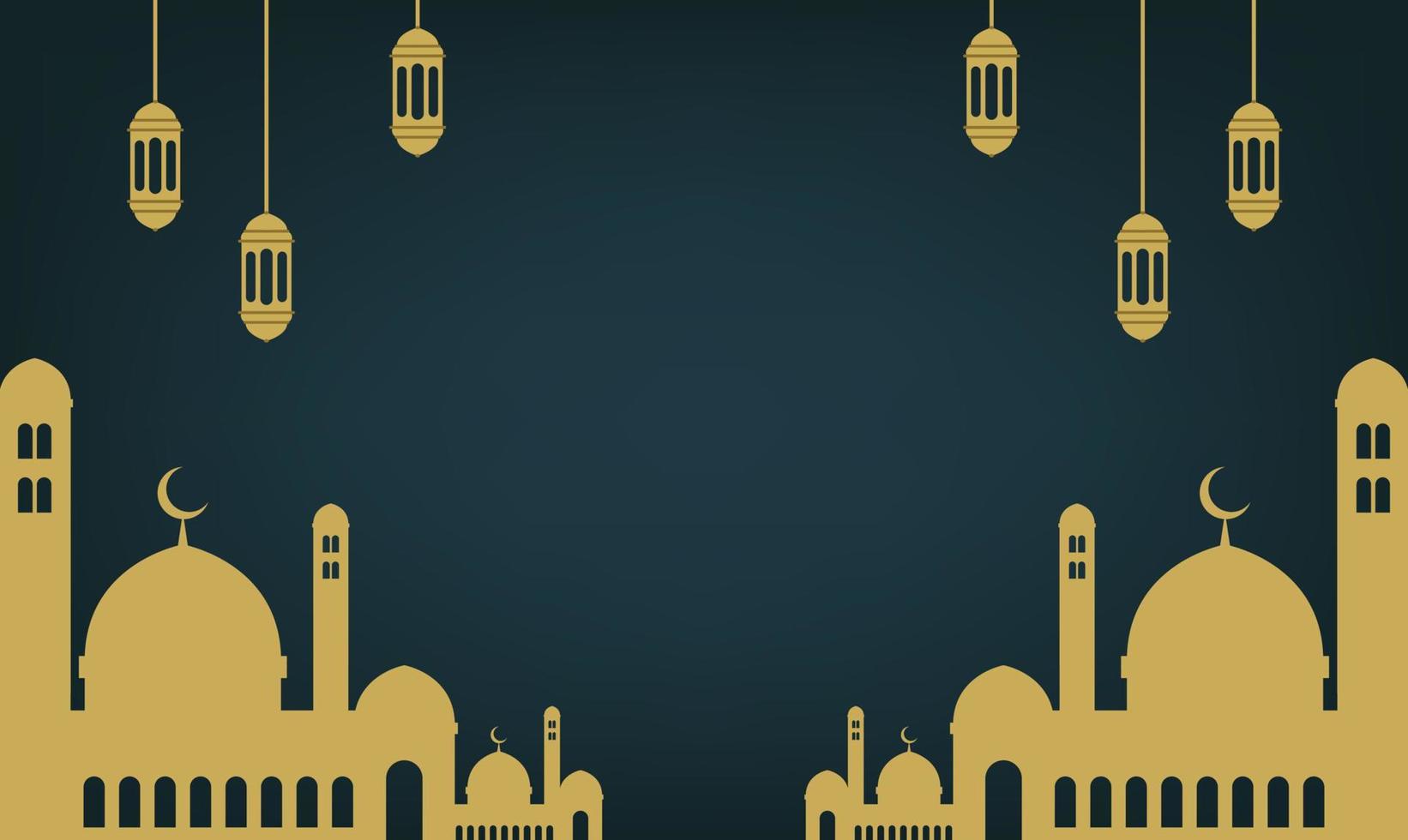 Realistic ramadan kareem flat eid al-fitr illustration mubarak wallpaper hari raya aidilfitri vector