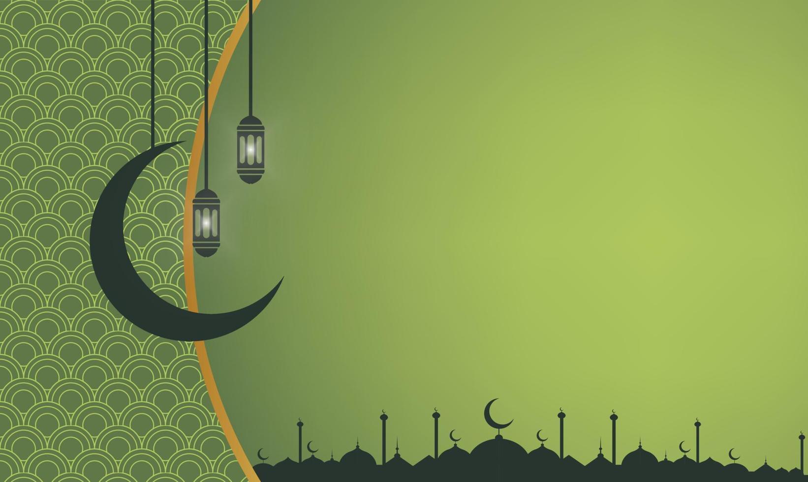 Realistic ramadan kareem flat eid al-fitr illustration mubarak wallpaper hari raya aidilfitri vector