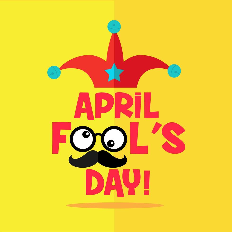 April fool's day, Typography, Colorful vector