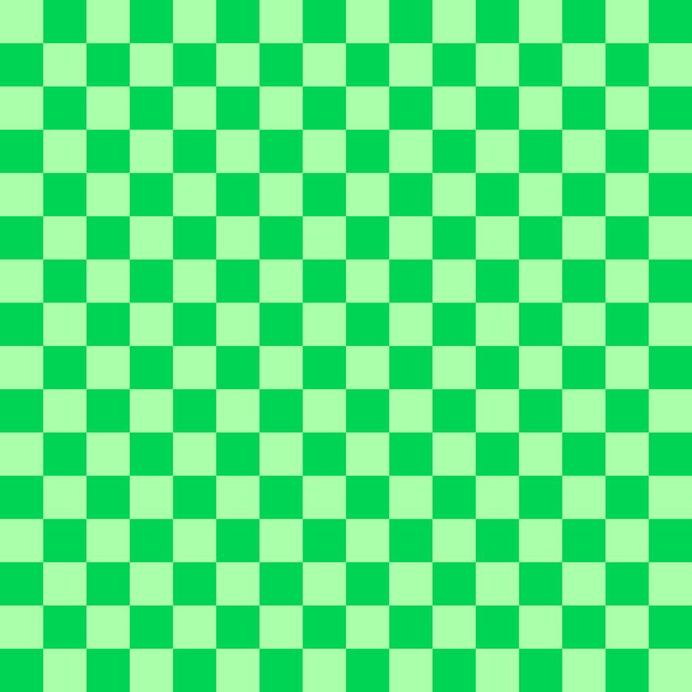Checkered seamless green tone pattern background. Tablecloth pattern. Free Vector