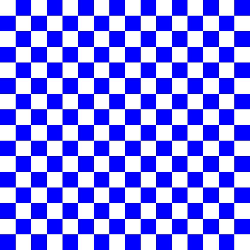 Checkered seamless blue and white pattern background. Tablecloth or flag racing pattern. Free Vector