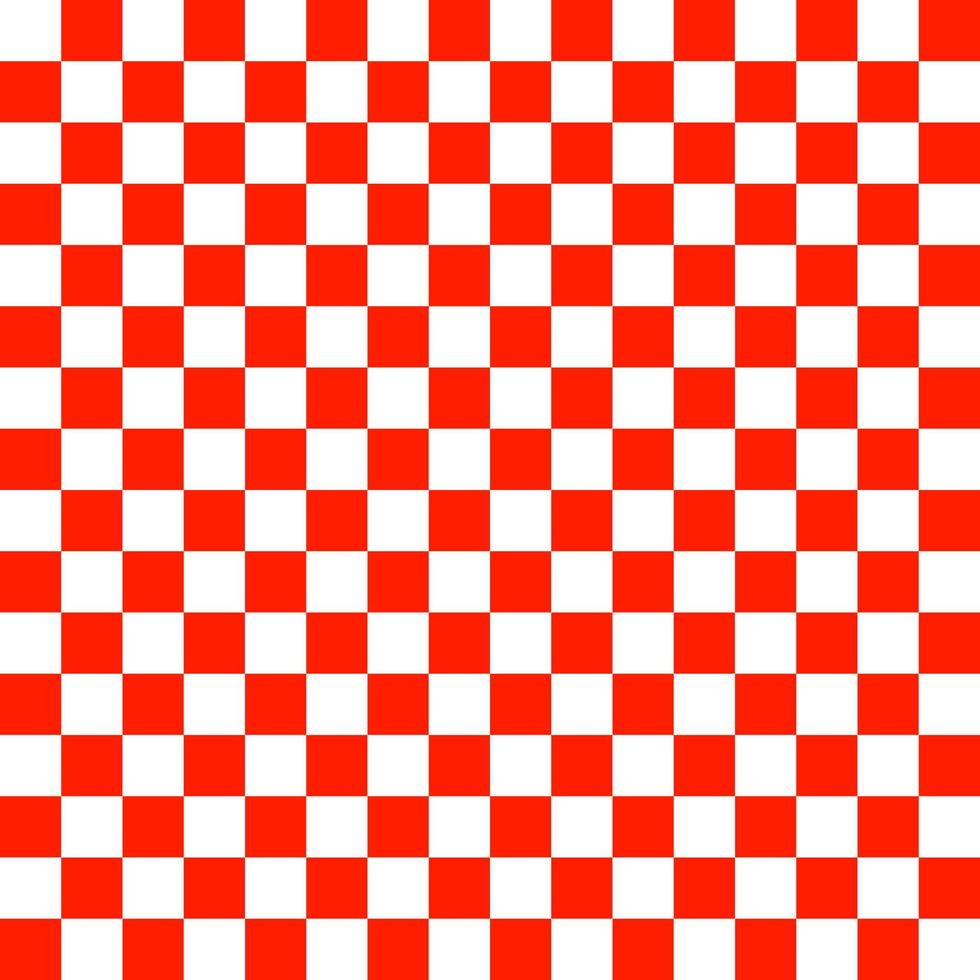 Checkered seamless red white pattern background. Tablecloth pattern. Free Vector