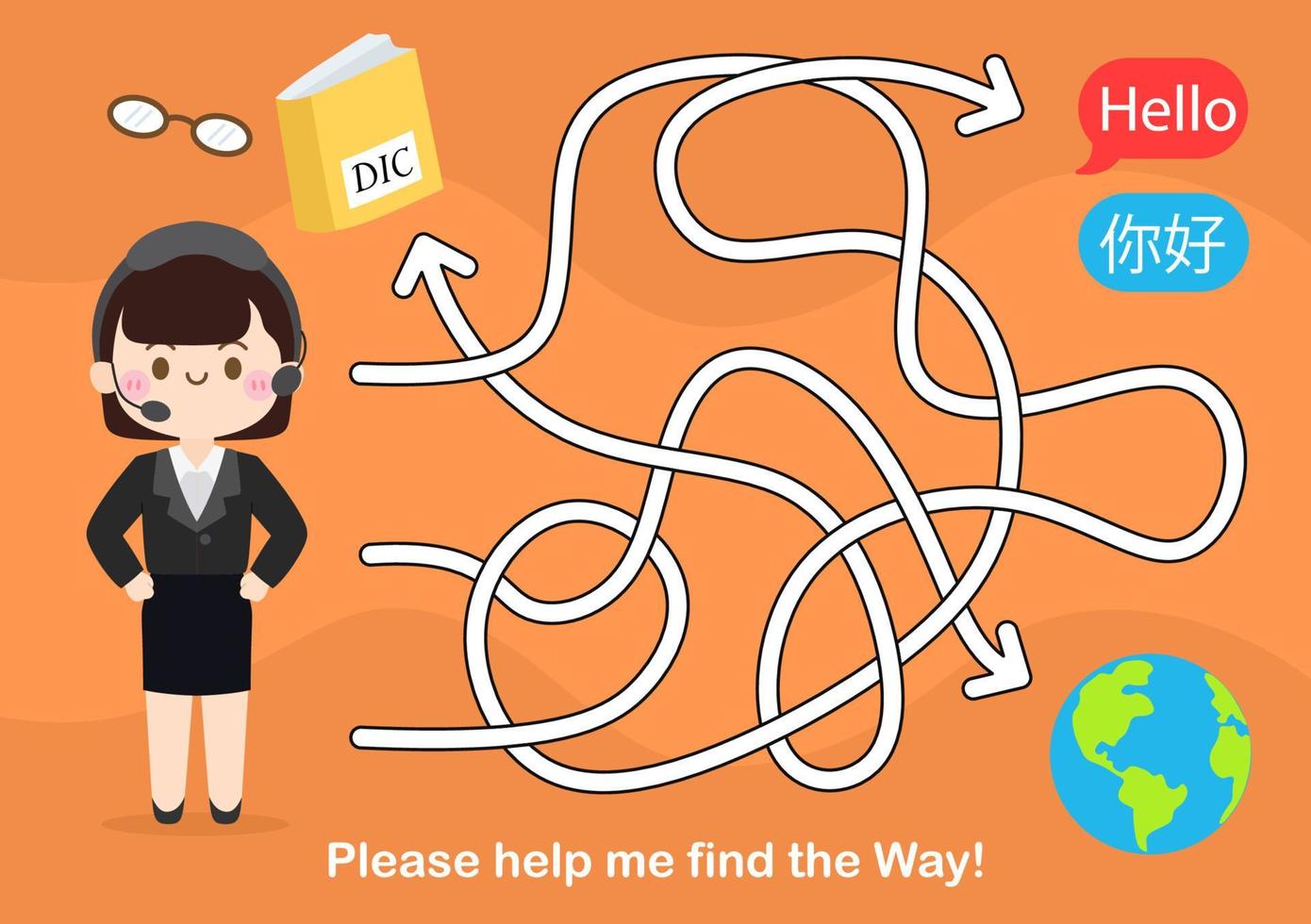 Maze puzzle games activity for kids with Job occupation cartoon 6628780 Vector Art at Vecteezy Maze puzzle games activity for kids with Job occupation cartoon 6628780 Vector Art at Vecteezy