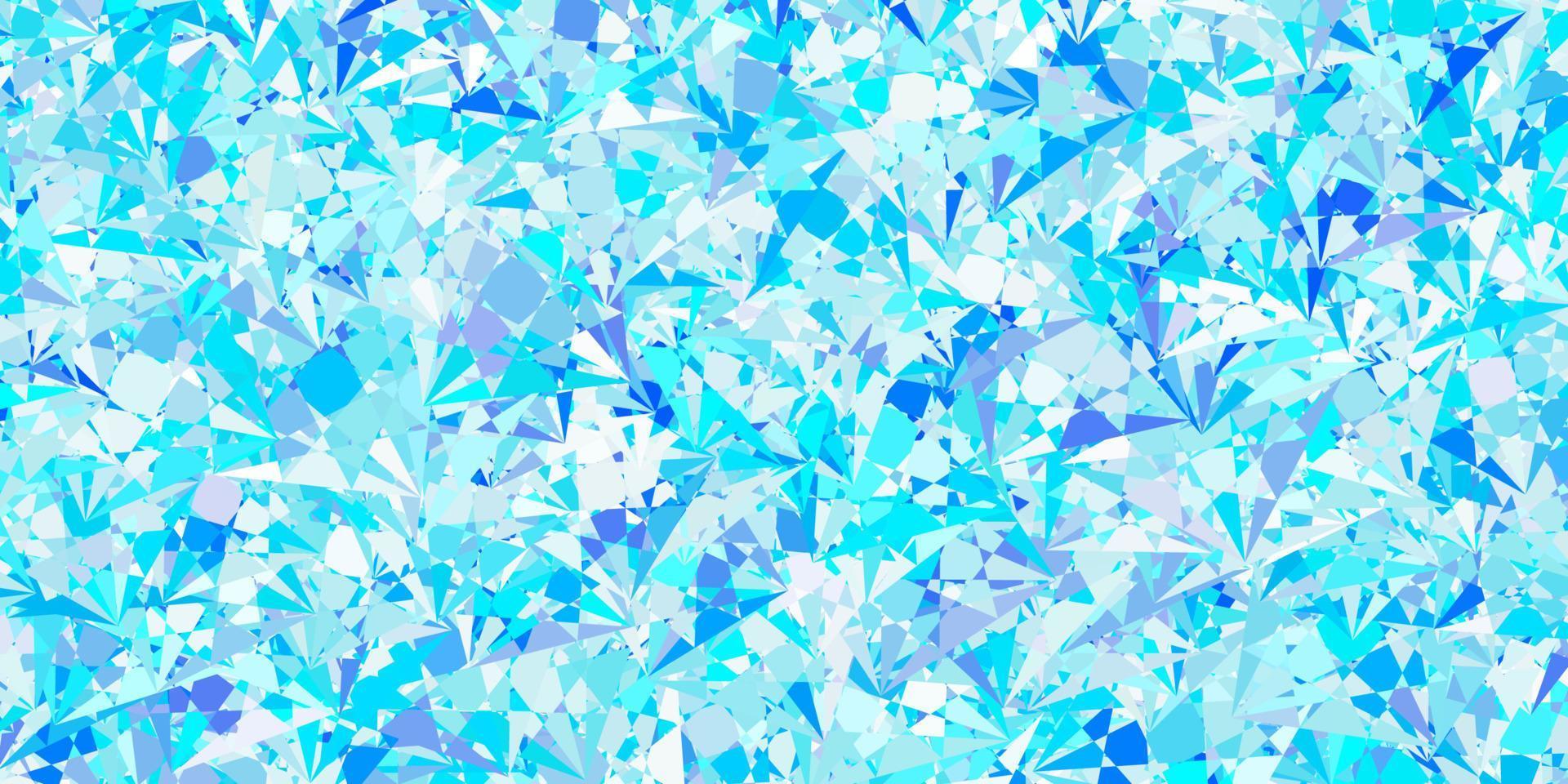 Light BLUE vector texture with random triangles.