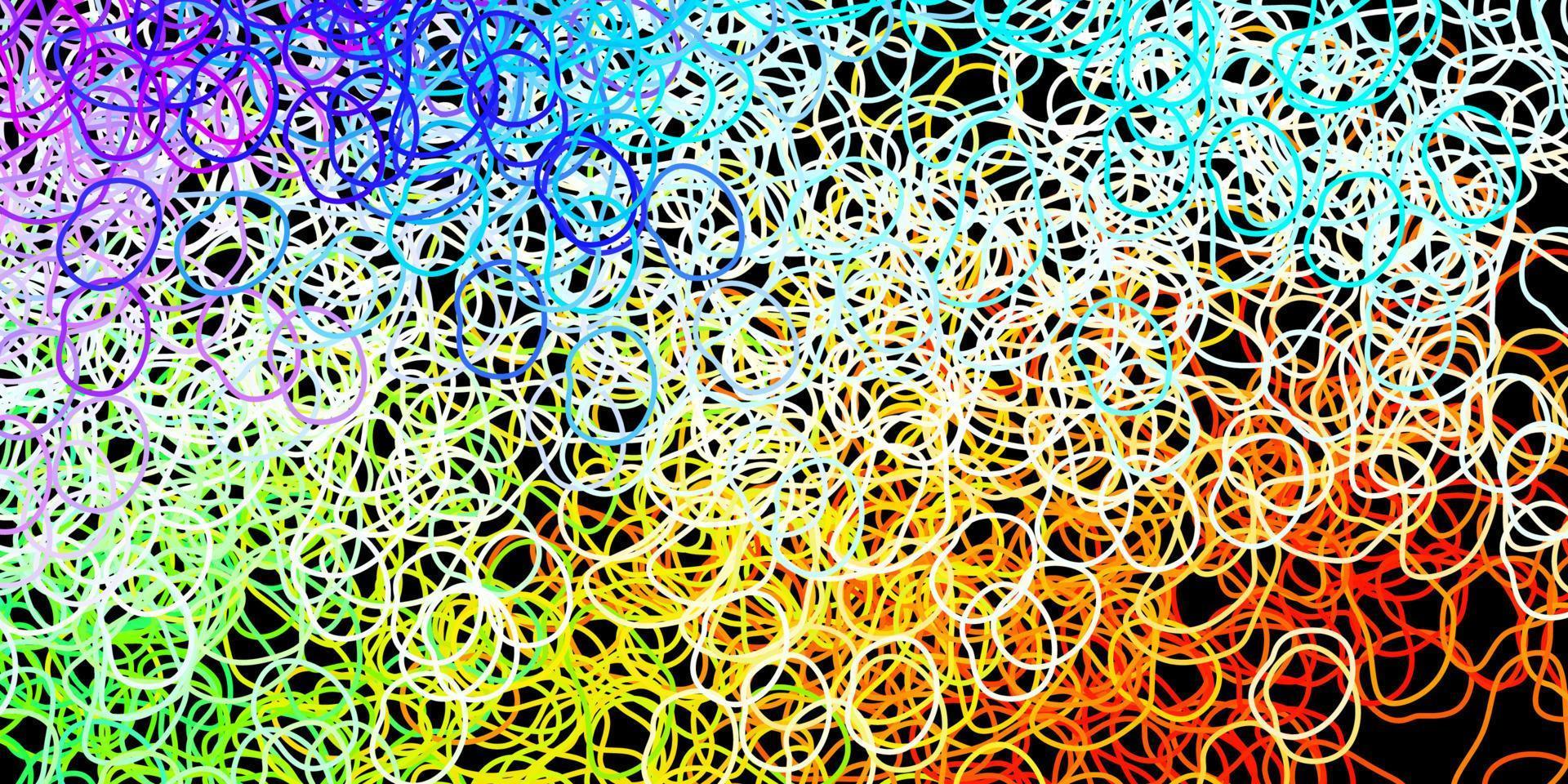 Dark multicolor vector template with abstract forms.