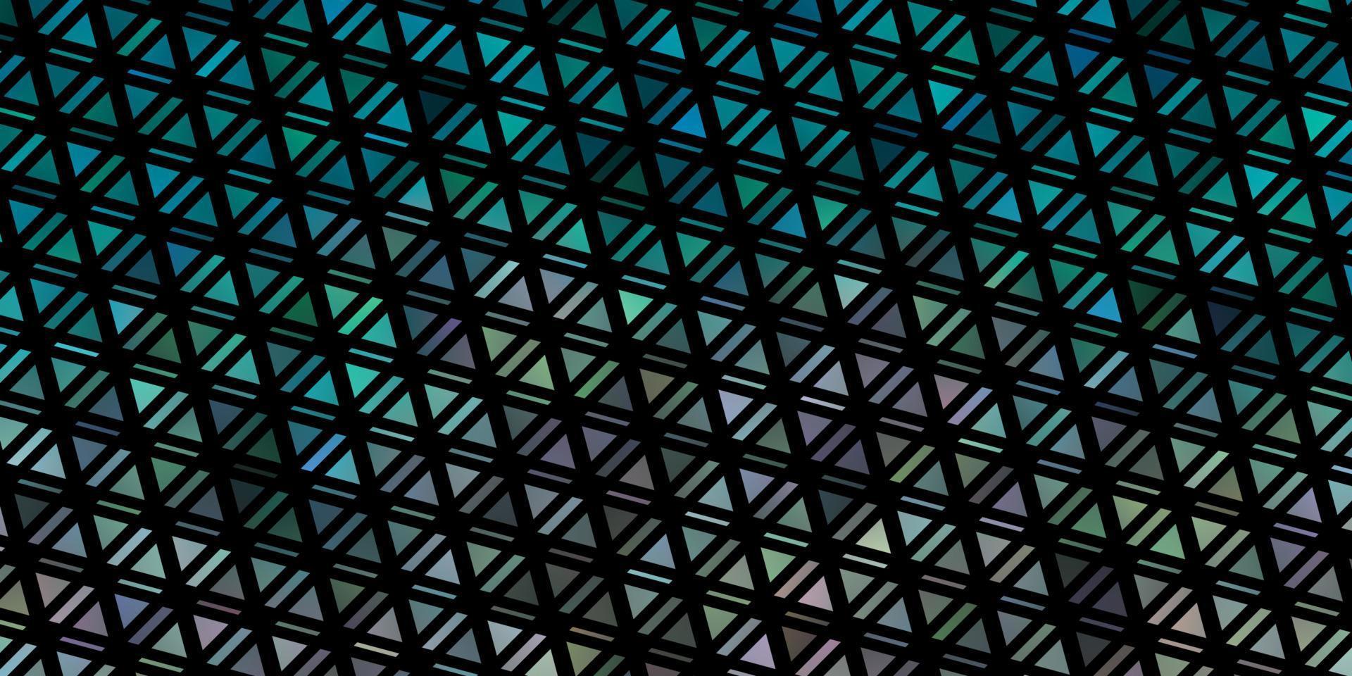 Light BLUE vector backdrop with lines, triangles.