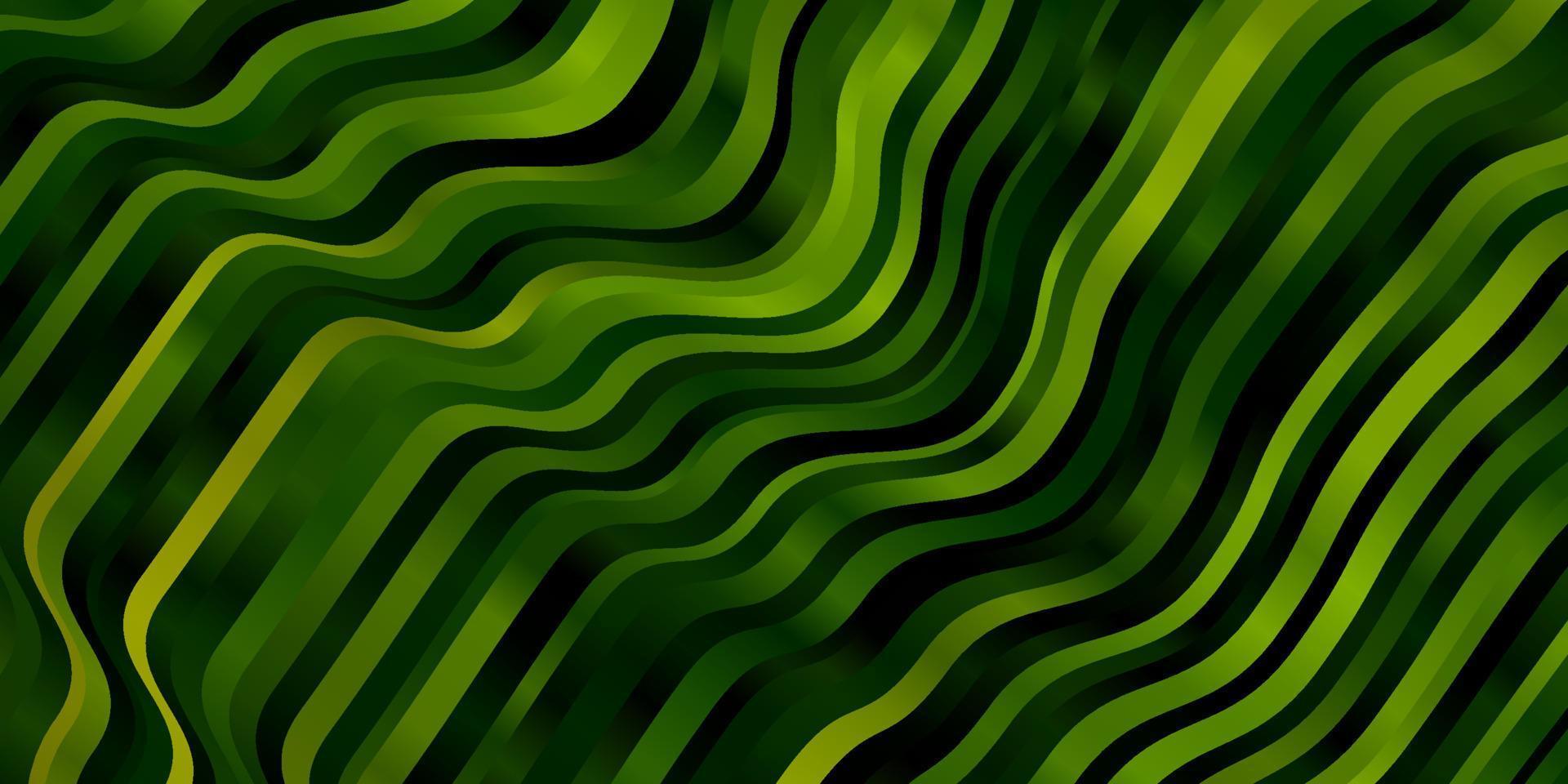 Light Green vector background with lines.