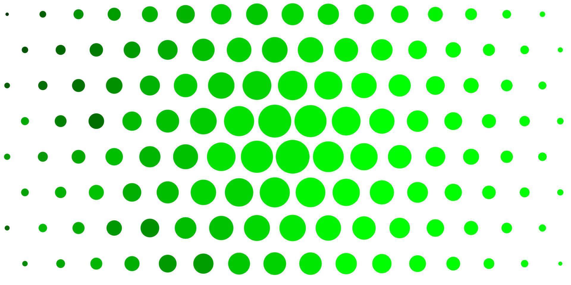 Light Green vector template with circles.