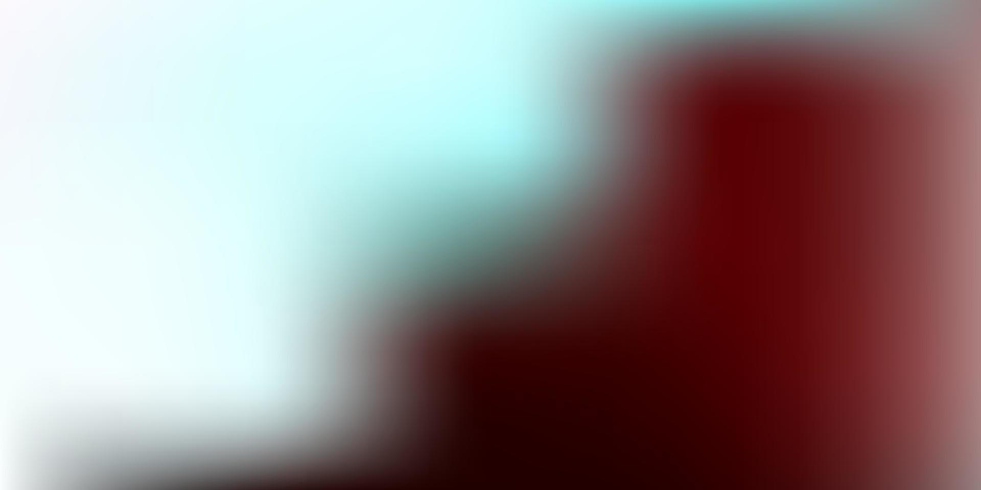 Dark green, red vector abstract blur template.