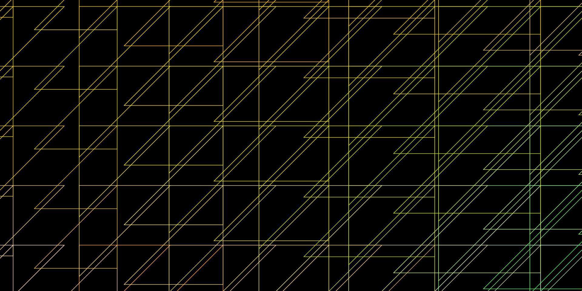 Dark Green, Red vector backdrop with lines.