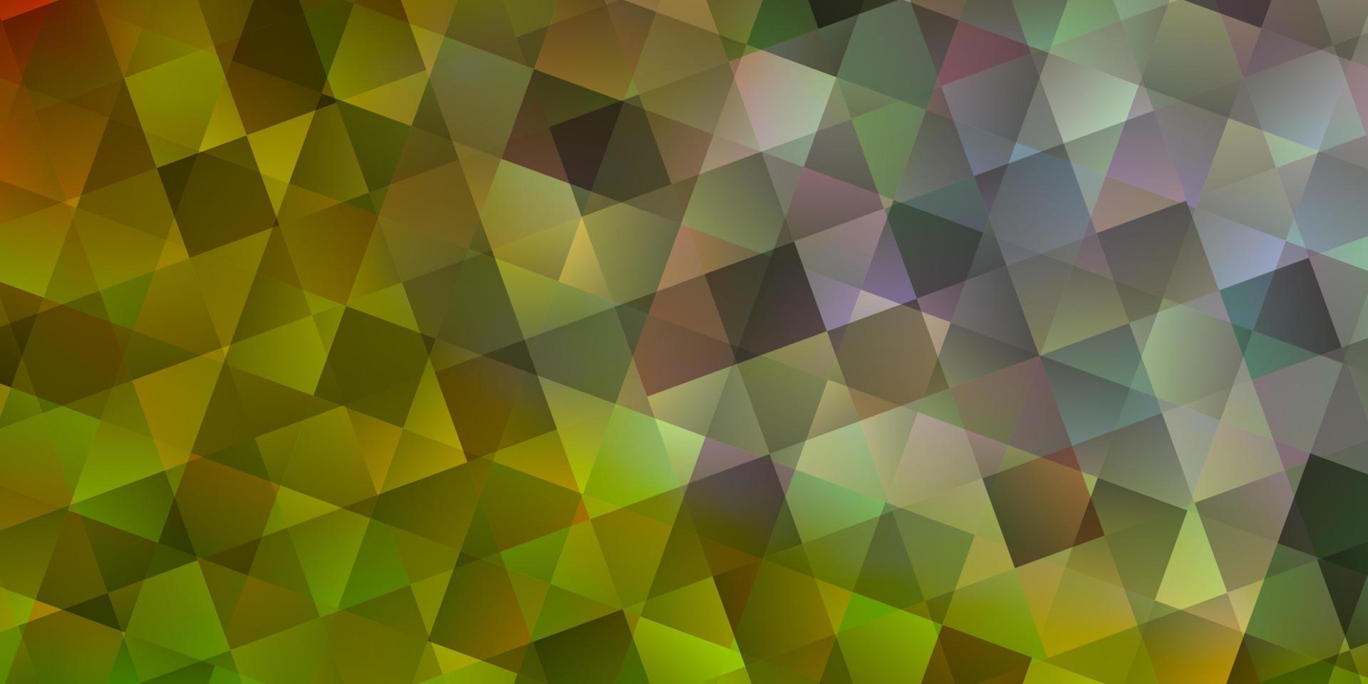 Light Green, Red vector texture with poly style with cubes.