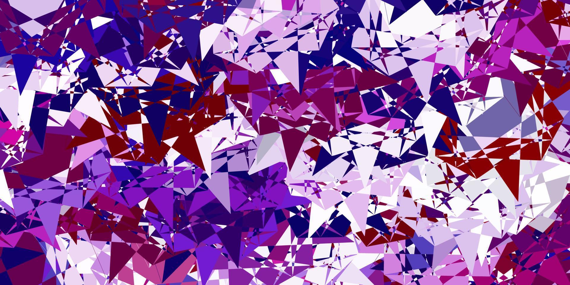 Light Blue, Red vector background with triangles.