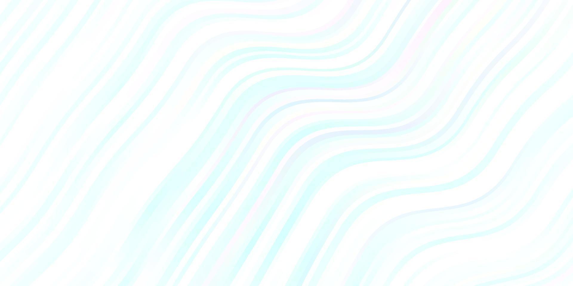 Light BLUE vector background with bent lines.