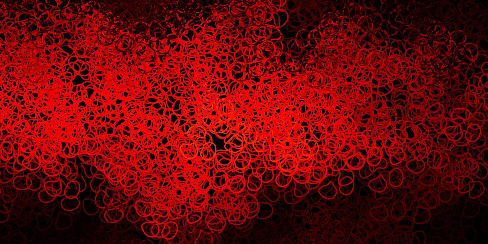 Dark orange vector backdrop with chaotic shapes.