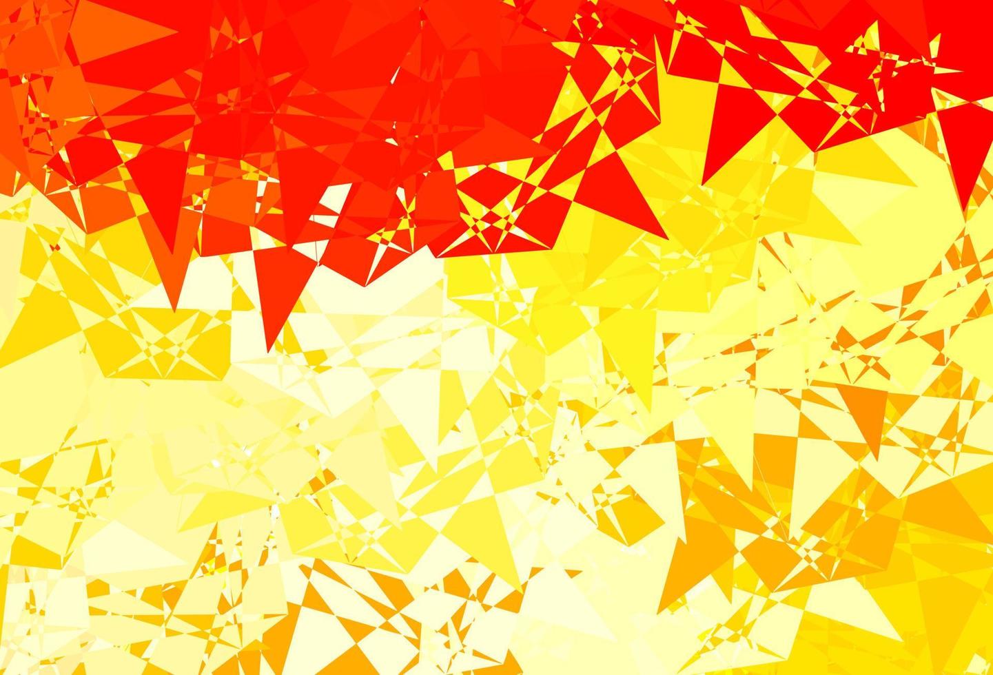 Light Orange vector layout with triangle forms.