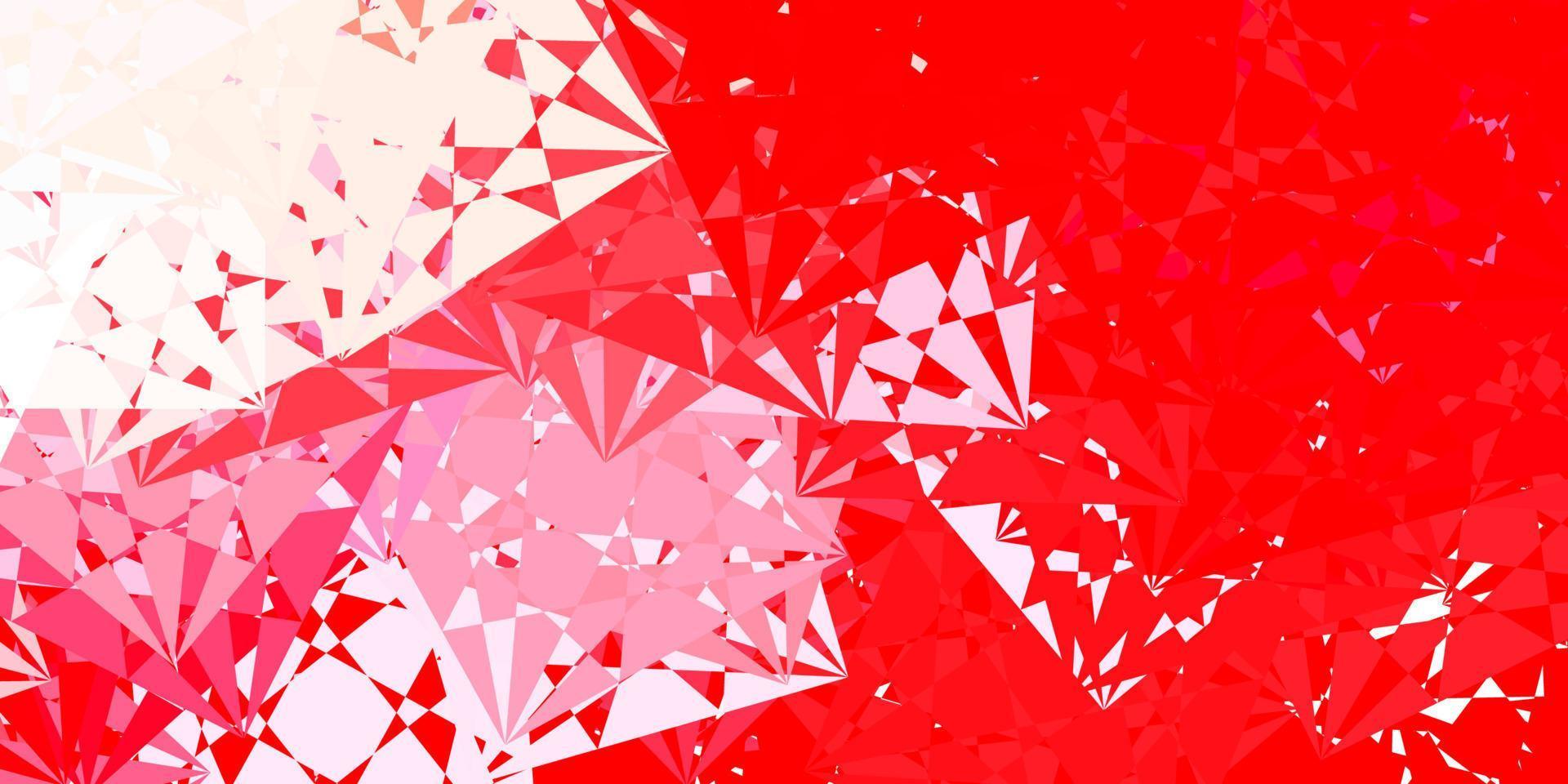 Light Red vector background with random forms.