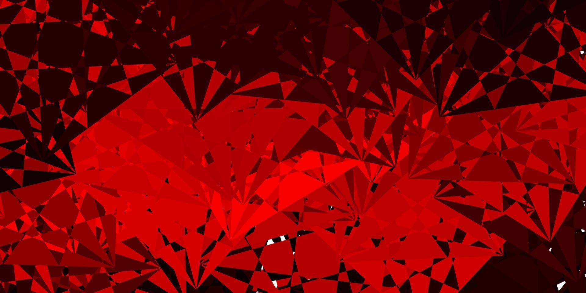 Dark Red, Yellow vector template with abstract forms.