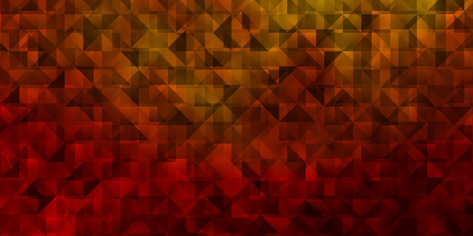 Dark Brown vector template with crystals, triangles.