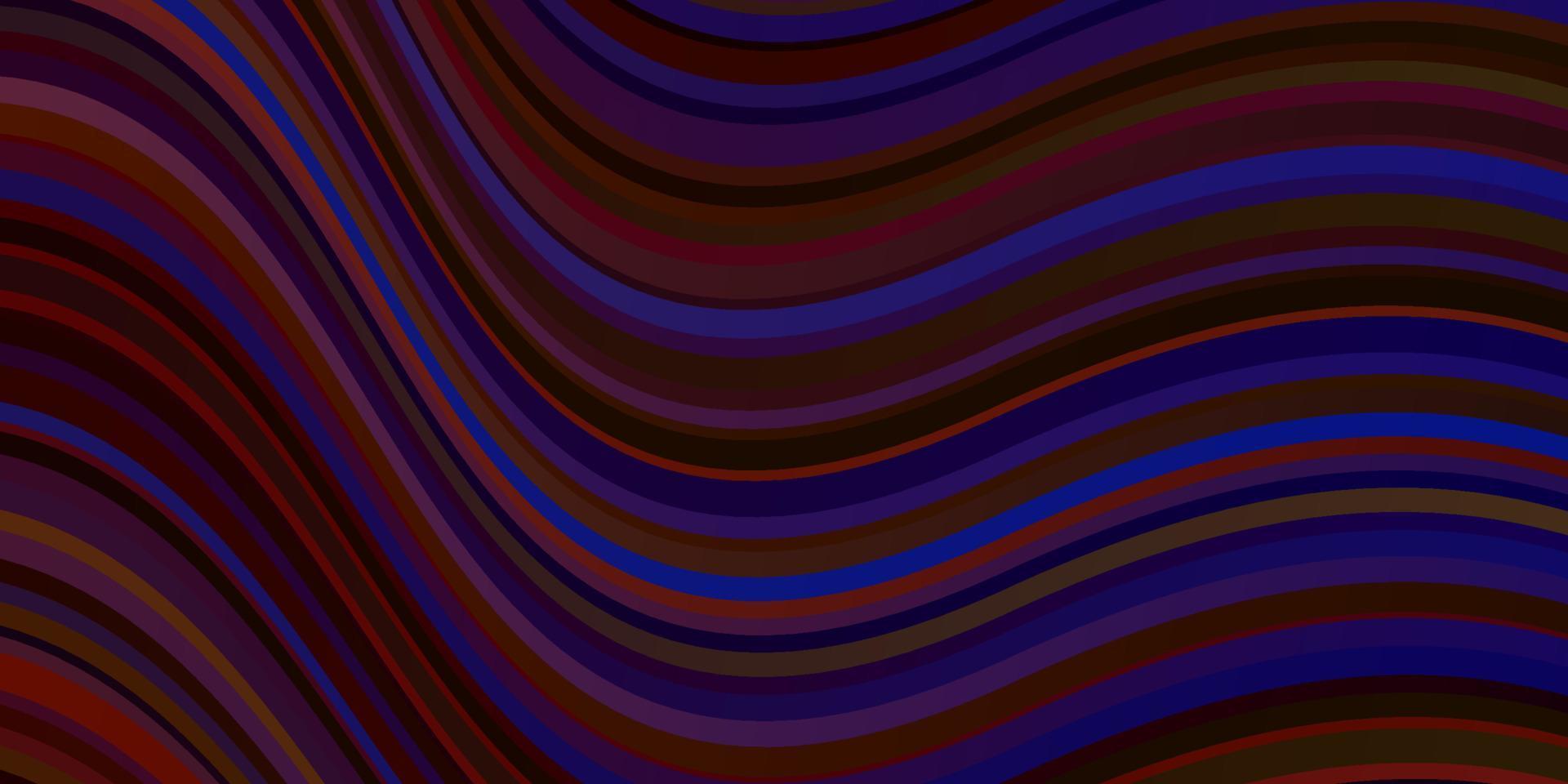 Light Blue, Red vector template with curves.