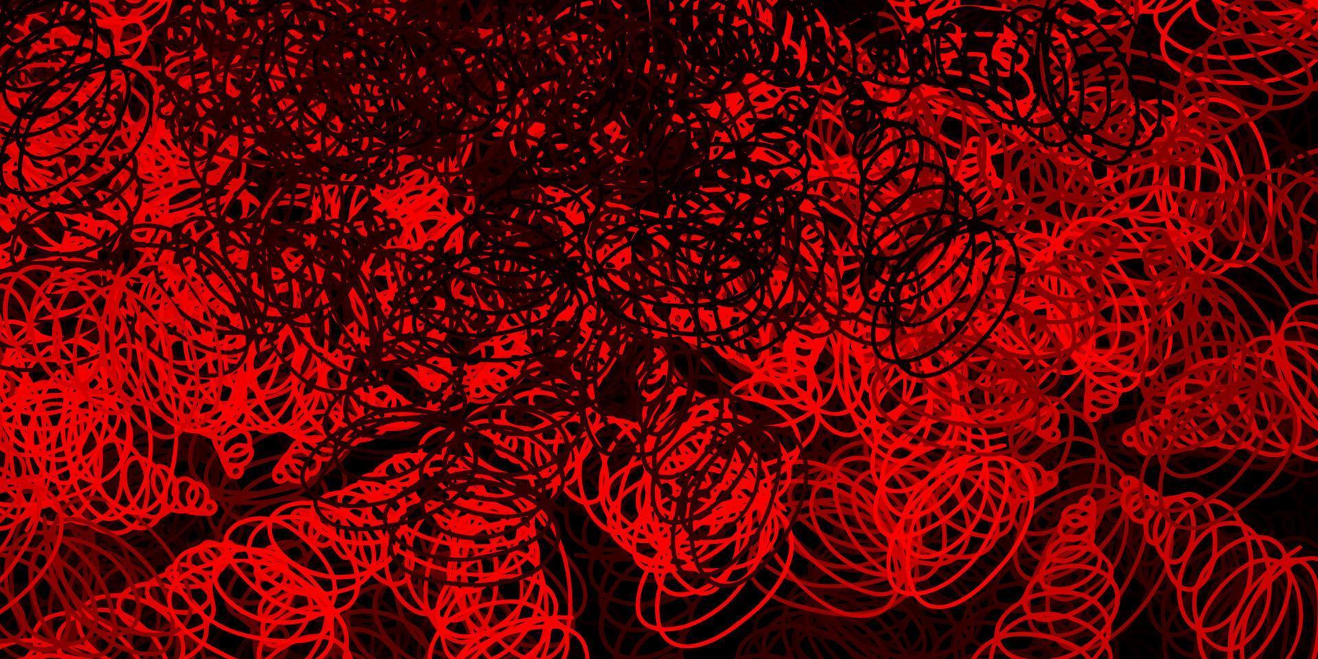 Dark red vector background with spots.
