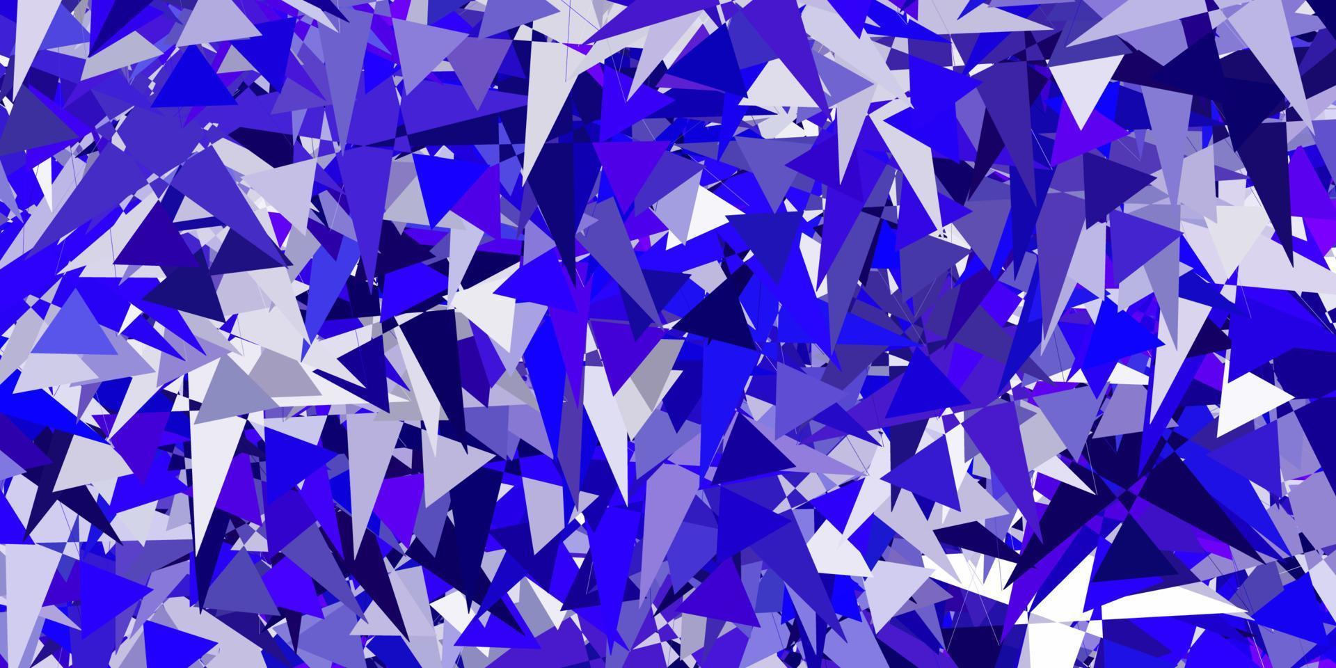 Light Purple vector backdrop with triangles, lines.