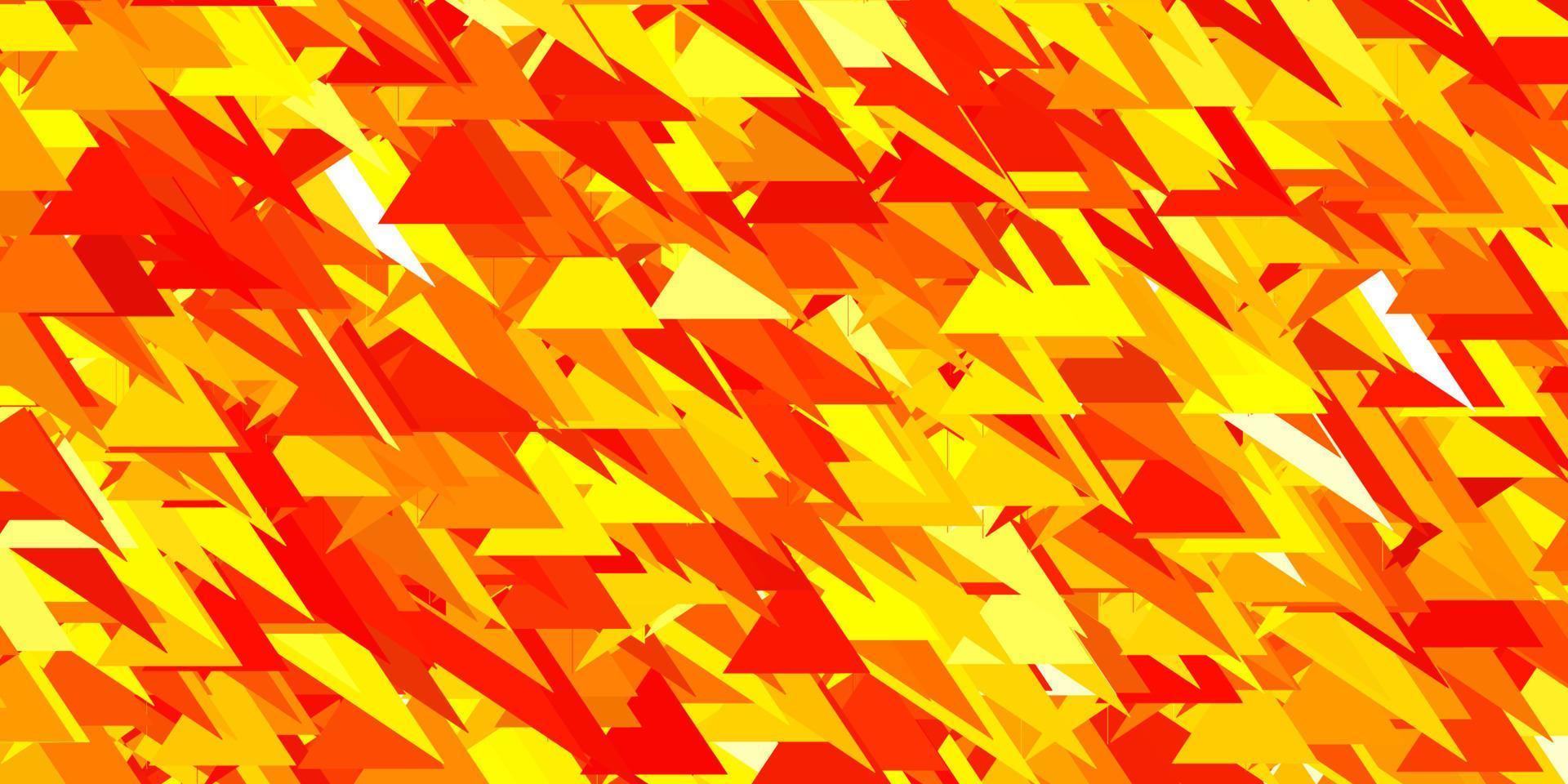 Light orange vector texture with random triangles.