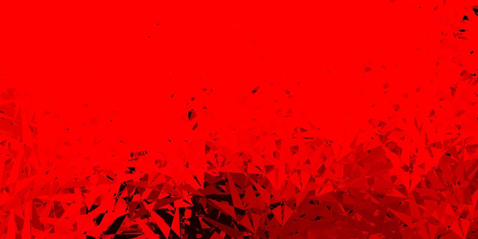 Light pink, red vector background with polygonal forms.