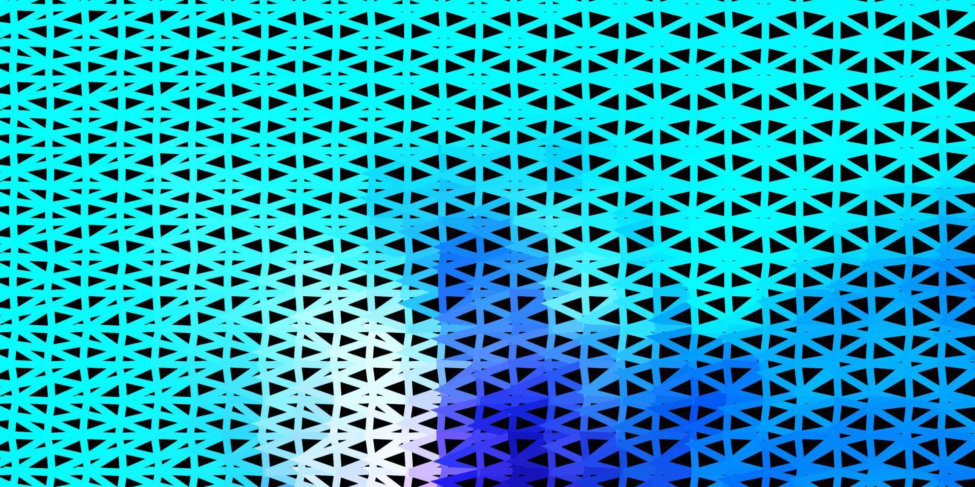 Light pink, blue vector abstract triangle pattern.