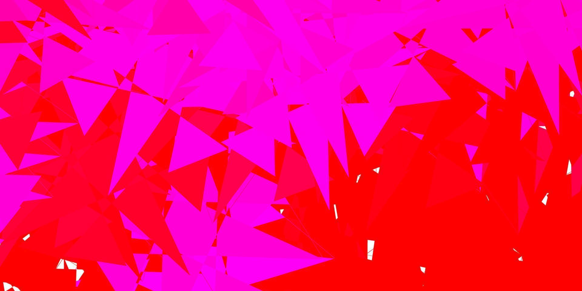 Light Pink, Red vector backdrop with chaotic shapes.