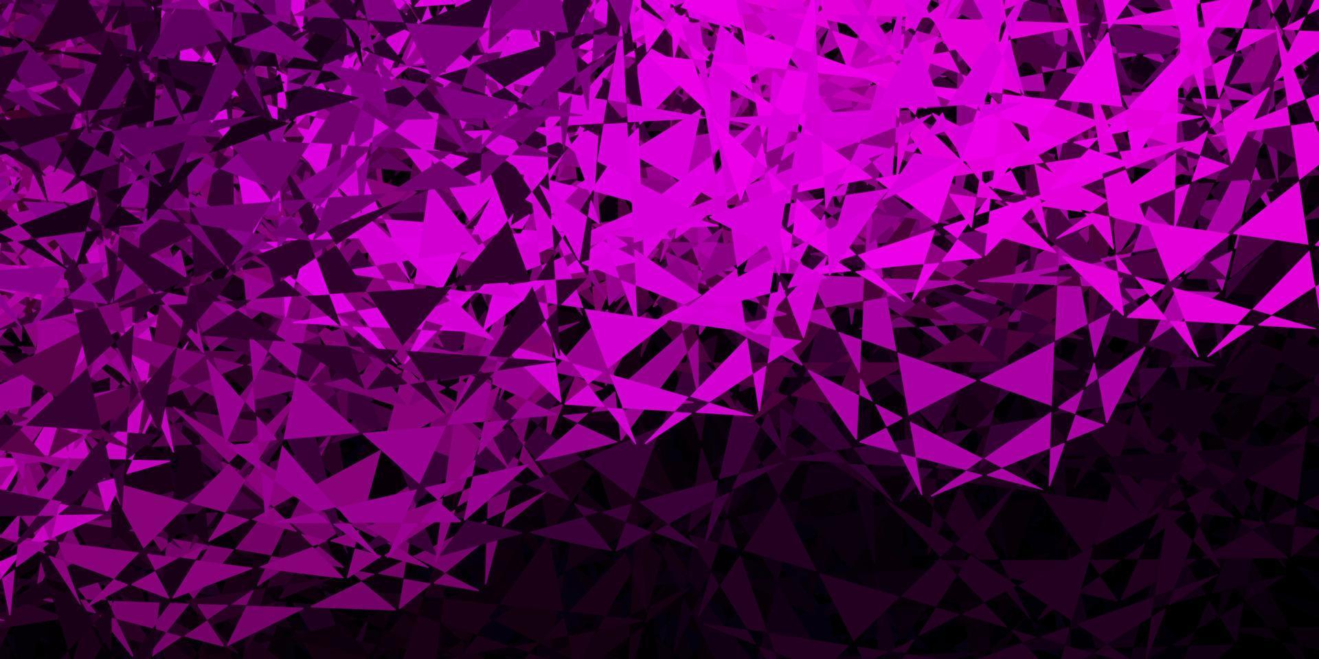 Dark pink vector pattern with polygonal shapes.