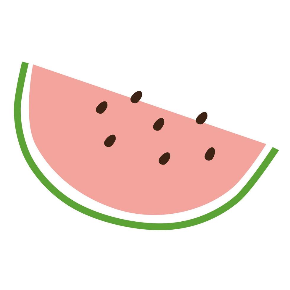 Simple Watermelon Art vector