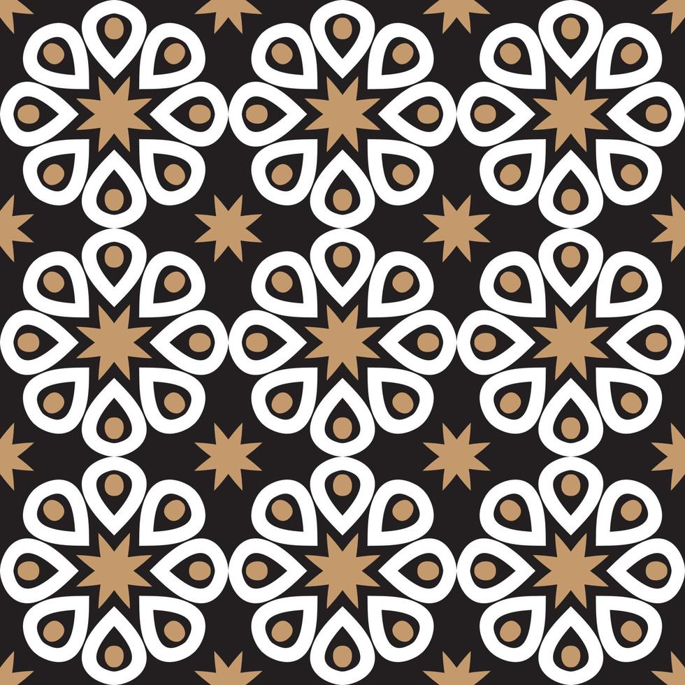 Traditional seamless patterns vector