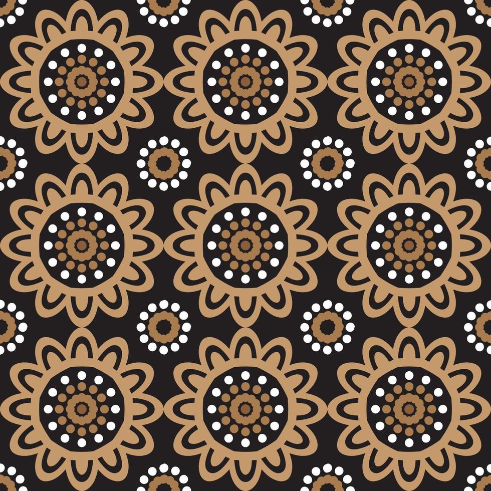 Traditional Floral seamless vector