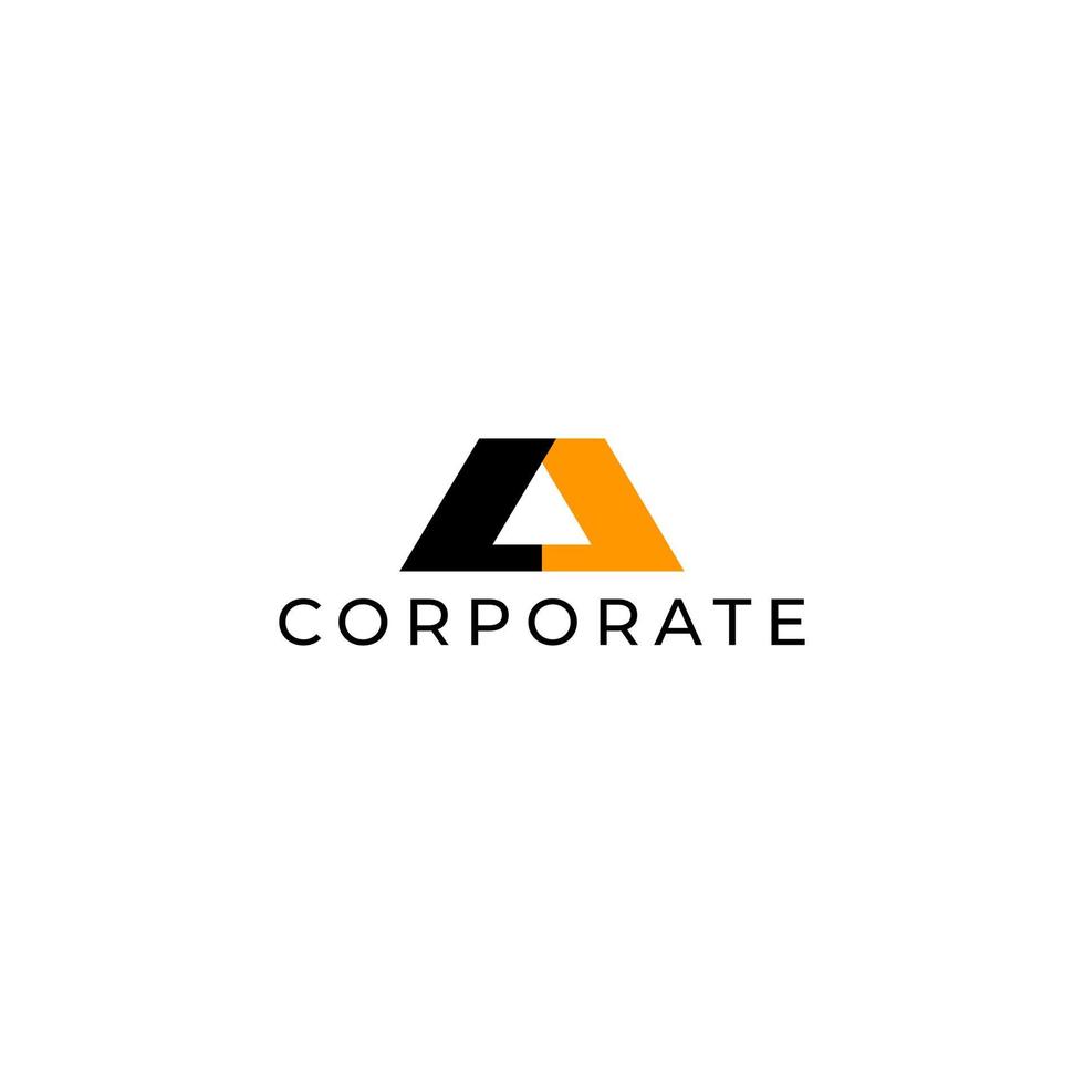 abstract monogram l modern flat tech logo vector