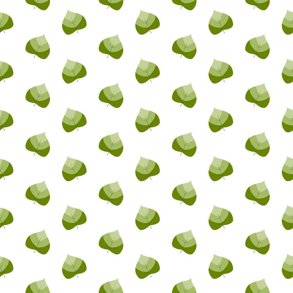 Seamless color pattern with leaves. Vector background.