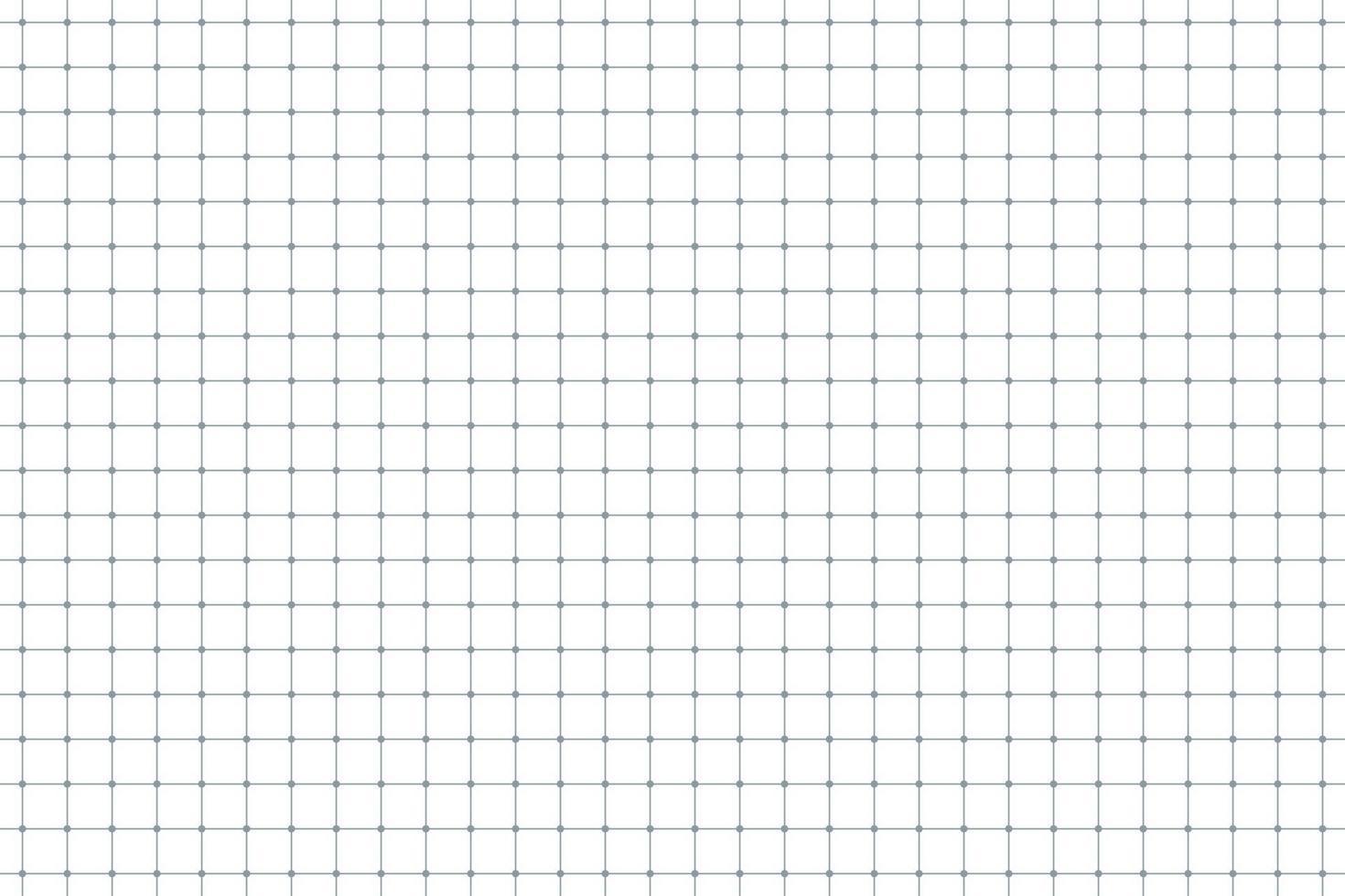 Dotted and linear seamless pattern for bullet journal. Squared notepad paper background. Black point and lines texture. Grid for notebook paper. Vector illustration on white background.