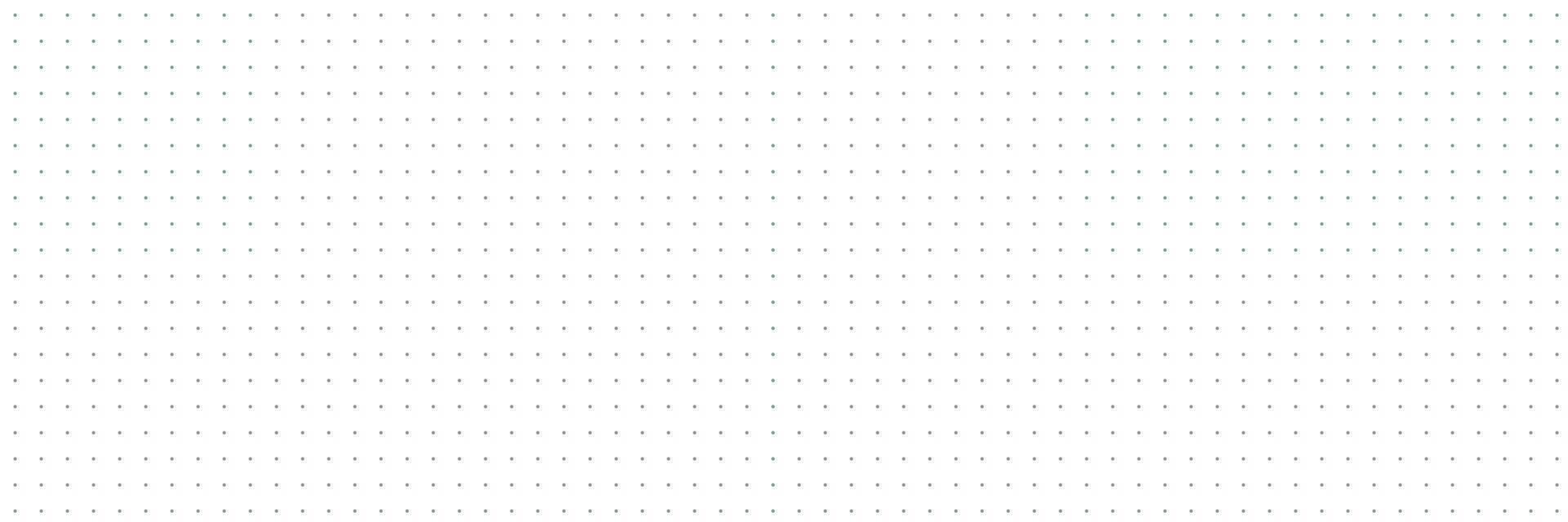 Dotted grid seamless pattern for bullet journal. Black point texture. Black dot grid for notebook paper. Vector illustration on white background