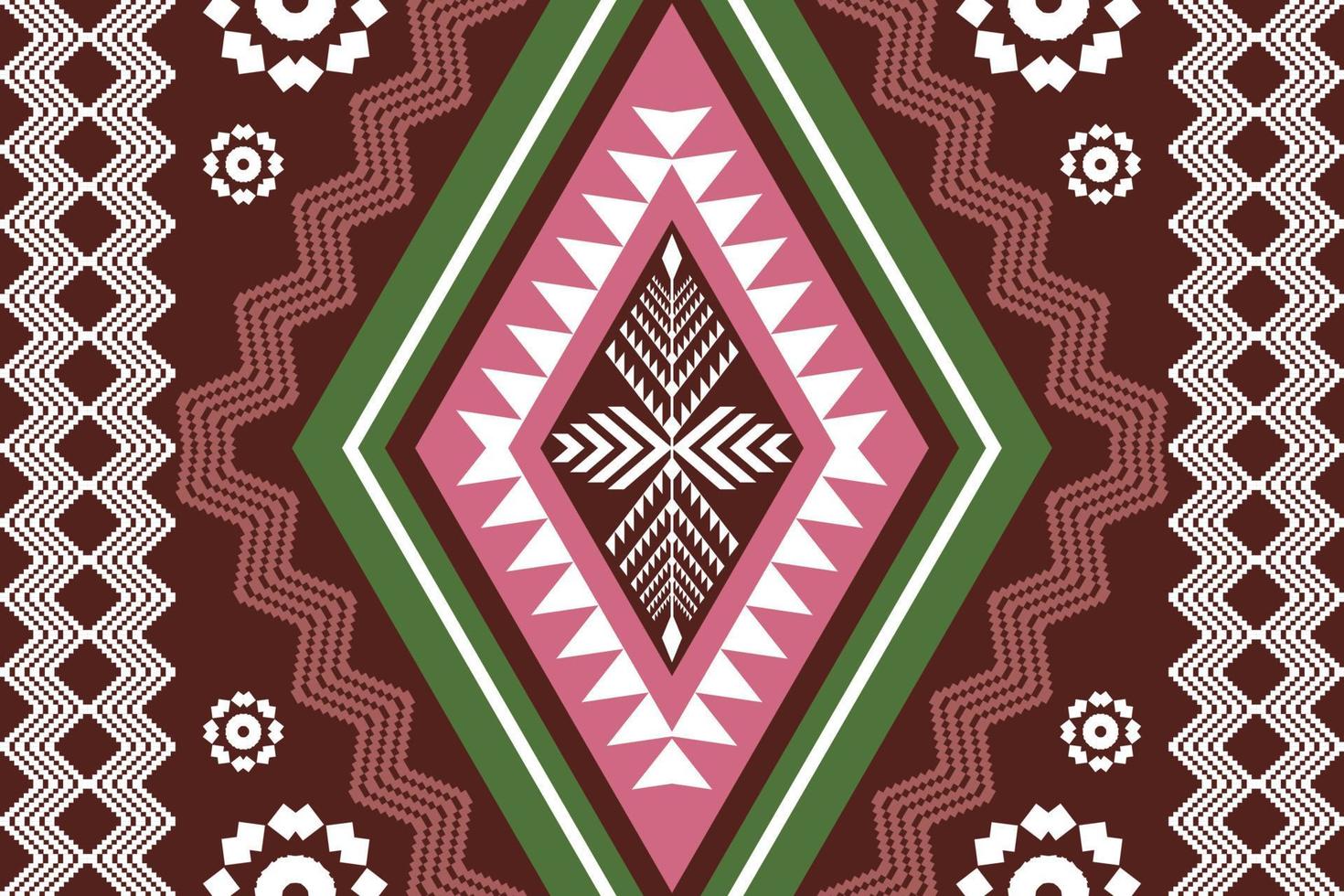 Geometric ethnic oriental traditional pattern.Figure tribal embroidery style.Design for wallpaper,clothing,wrapping,fabric,vector illustration vector