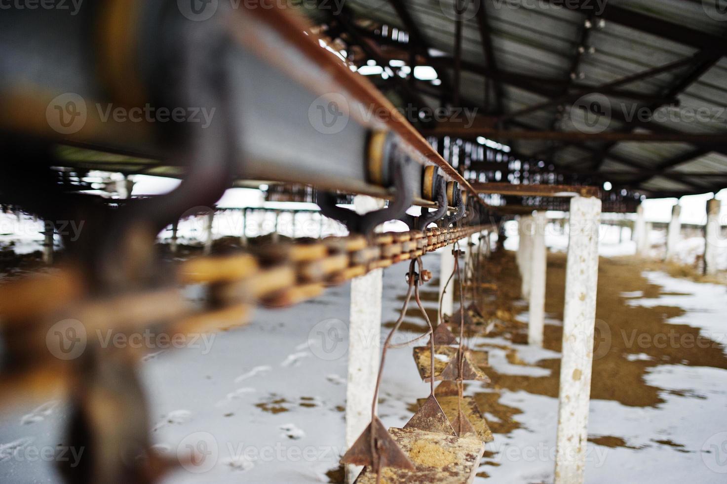 Old soviet plant for the production of bricks. photo