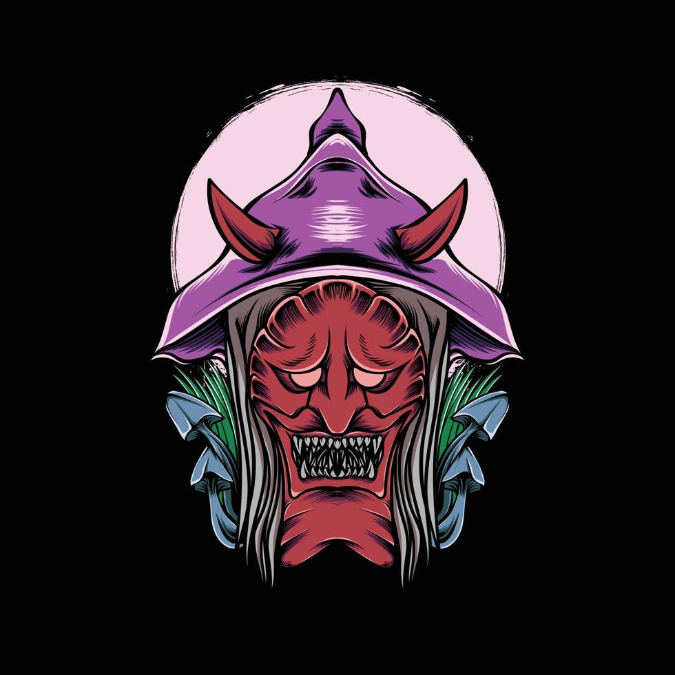 T shirt design deals with the devils pinky Vector Image