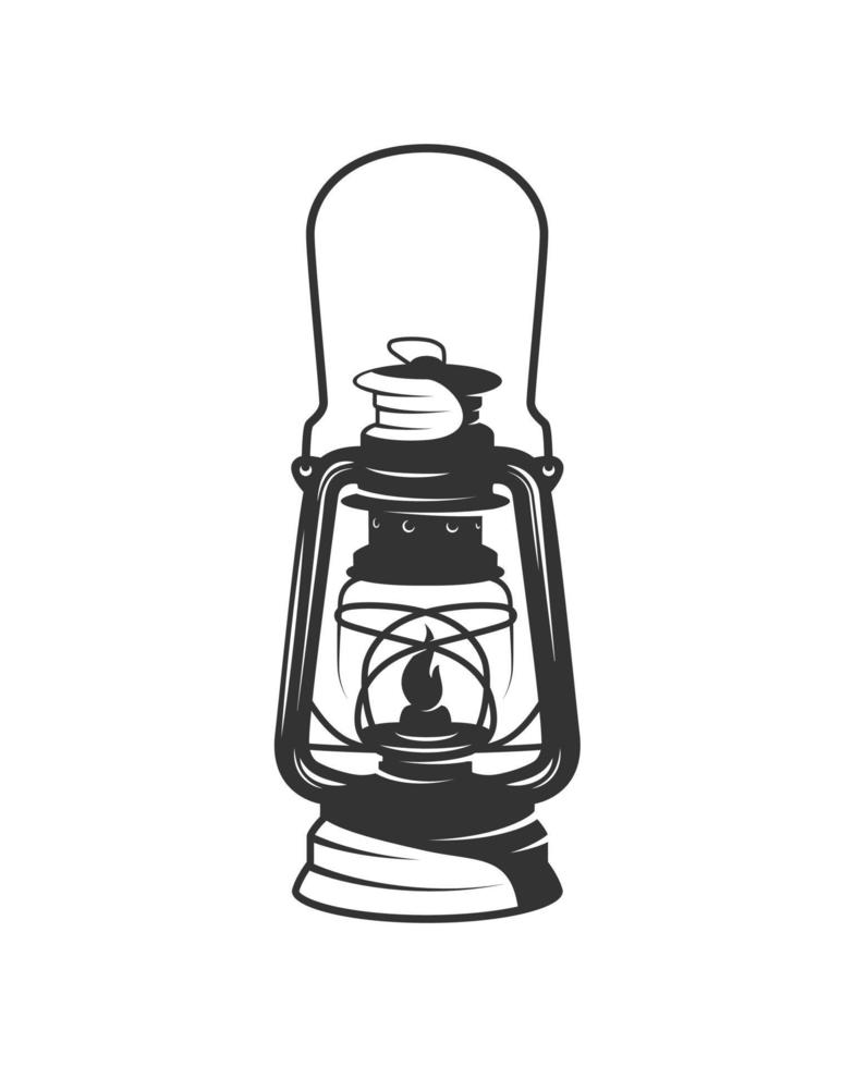 Lamp isolated on white background vector