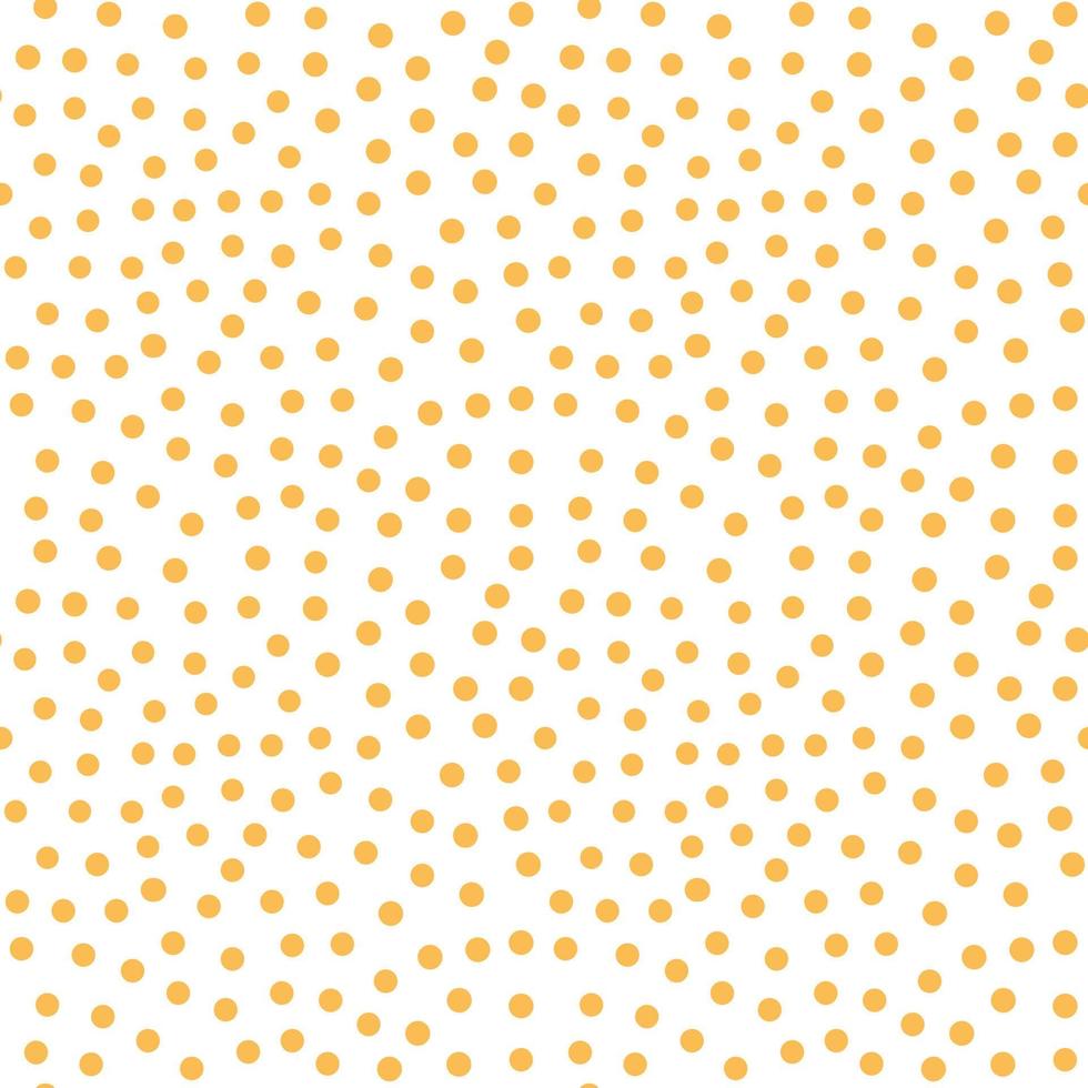 Abstract vector seamless pattern with dots. Simple dot background. Abstract pattern in yellow.