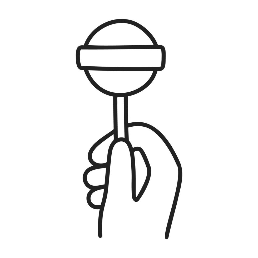 Lollipop .Food and Beverage Doodles. vector