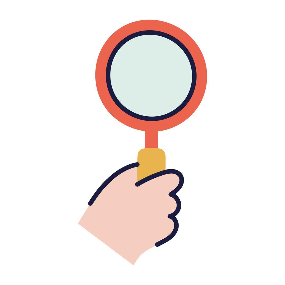 Search. Hand Drawn Doodle Shopping Icon. vector