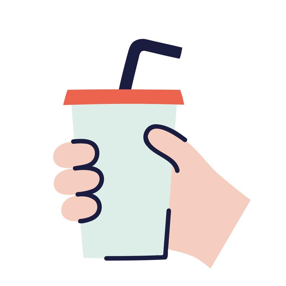 Juice .Food and Beverage Doodles. vector