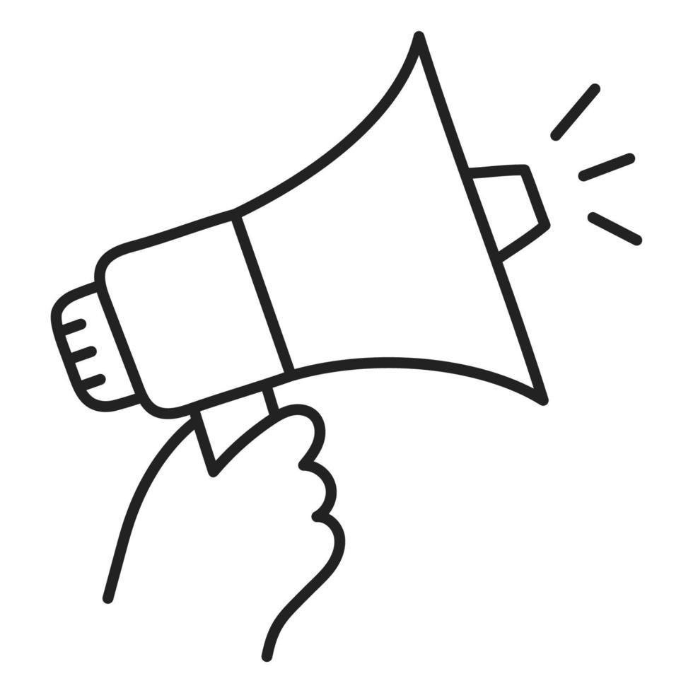 Marketing. Hand Drawn Doodle Shopping Icon. vector