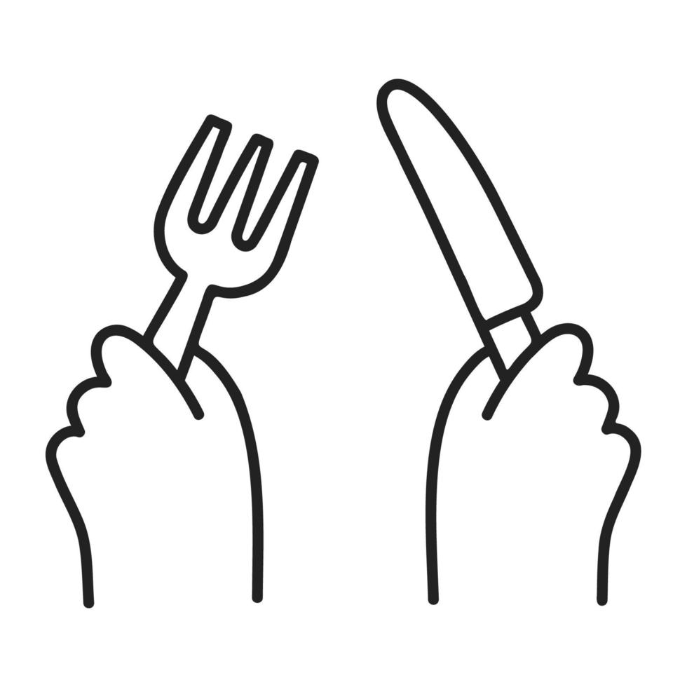 Cutlery .Food and Beverage Doodles. vector