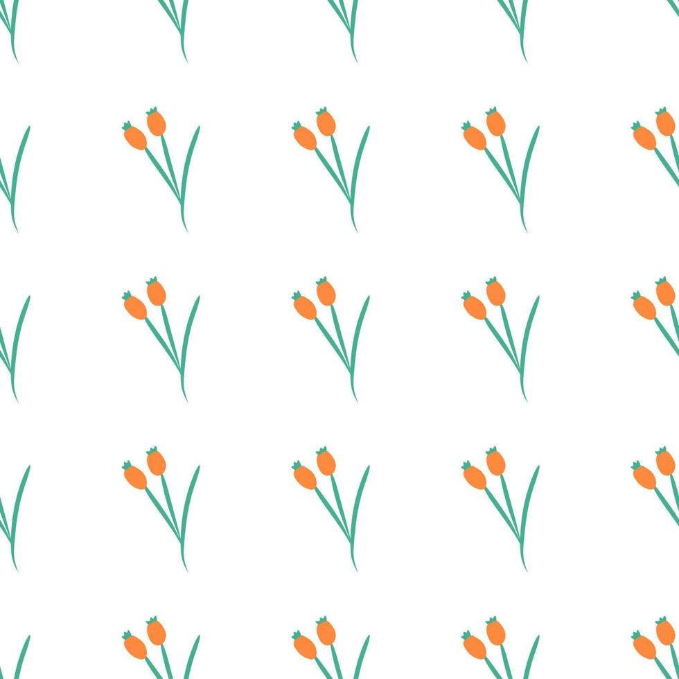 Doodle de patrones sin fisuras con flores de colores para el diseño de papel tapiz. estampado textil natural. patrón vectorial dibujado a mano. vector