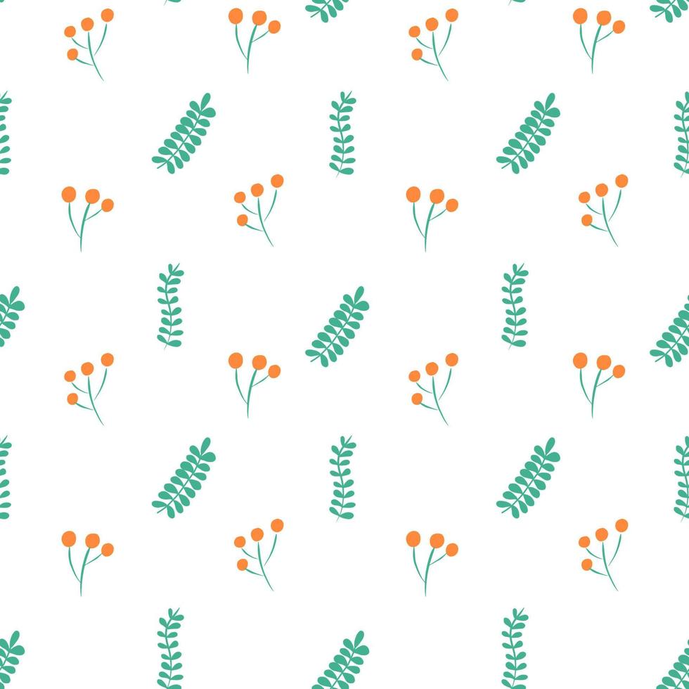 Doodle de patrones sin fisuras con flores de colores para el diseño de papel tapiz. estampado textil natural. patrón vectorial dibujado a mano. vector