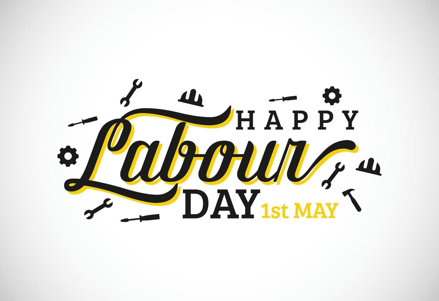 Happy Labour Day 2022 Vector. 1st May International Labour Day. Worker's Day Vector Art